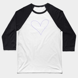 Seokjin of BTS - purple heart Baseball T-Shirt